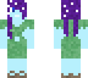 purple mushroom girl