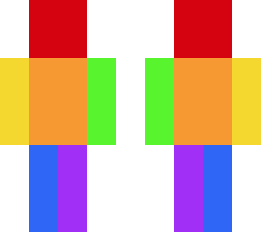 rainbow color block