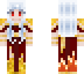 ralos, goddess of fire; oc skin request + i'm back!!
