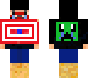 sad guy and  sad creeper