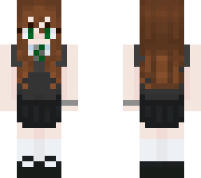 slytherin girl <3 (skirt & vest)