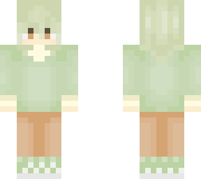 soft pastel green and brown
