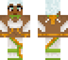 wrapped white green and copper dress 2 piece