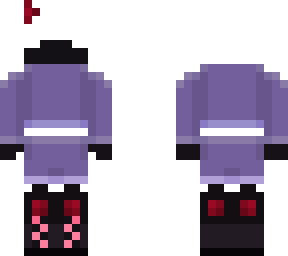 base - purple & black outfit