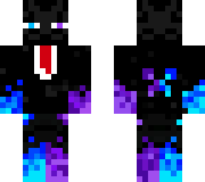 blue+purple enderman suit (updated)