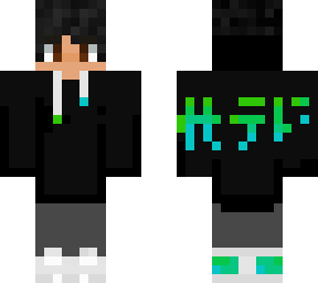 boy in black clothes