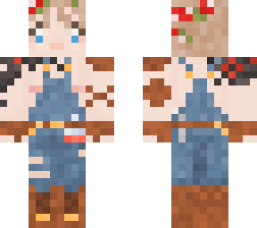 boy in overalls