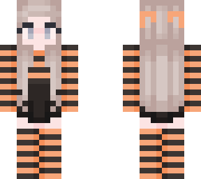 orange black strips