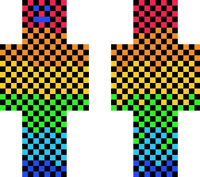 rainbow checker guy