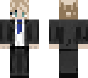 zoe in a suit