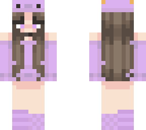 Axolotl girl | Minecraft Skin