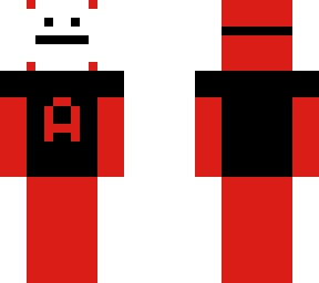 red big mask face