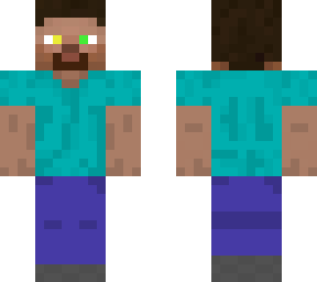 steve with multicolor eyes
