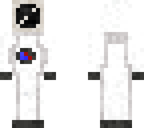 astronaut with office man under
