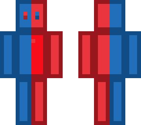 blue and red ying-yang