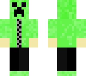 creeper hoody on