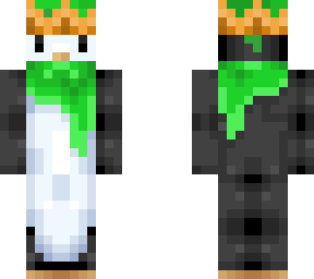 penguin with a crown
