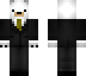 polar bear with yellow suit