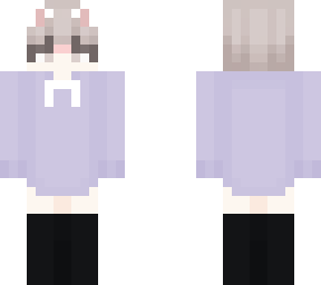 purple hoodie femboy