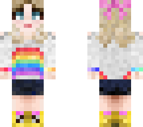 rainbow girl