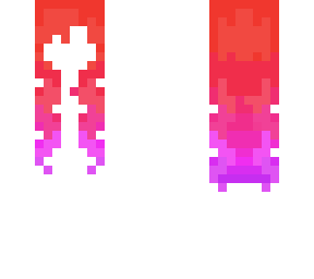 red to purple hair base
