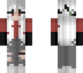 white haired red