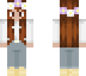 white sweater flower crown