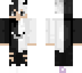 black and white demon