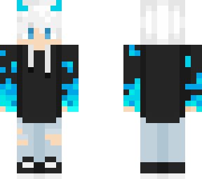 blue asthestic boy
