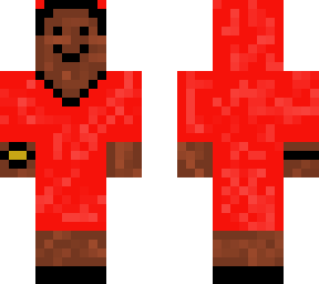 bruine man met rode pak (brown man with red suit)