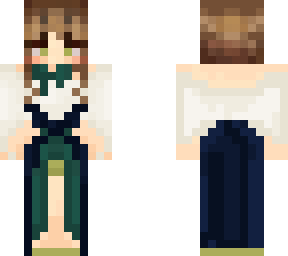 brunette girl with victorian dress