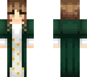 brunette girl with victorian dress