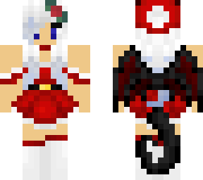 christmas dragon girl