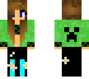 creeper hoodie down girl