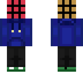 cube head in hoodie (blue) fixed