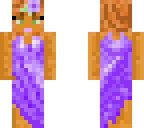 girl in purple dress