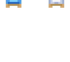 hive bedwars bed hat (blue)