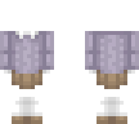 knit sweater n skirt ob 1.2 purple