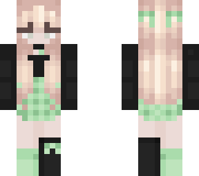 black & green