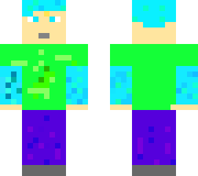 blue & green boy