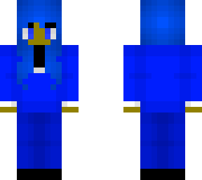 female - blue suit