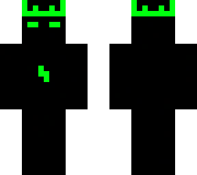 green crown guy with green outline and a lightning bolt