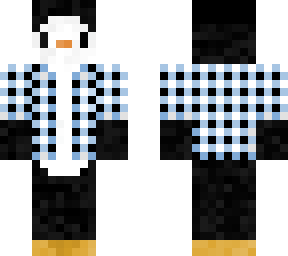 penguin in flannel