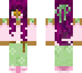 pink and green outfit