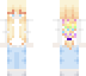 rainbow haired girl!