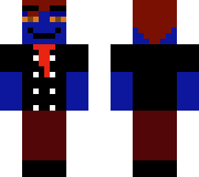 blue man waiter mans