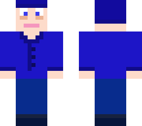 blue soldier guy