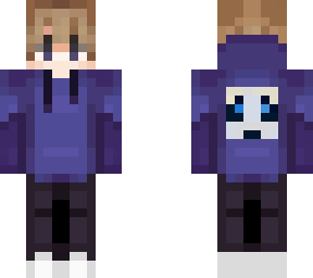 cute skin with a boy in a sweatshirt pandas