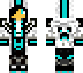white cyan boy