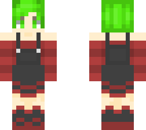 ketsume black and red cute dress
